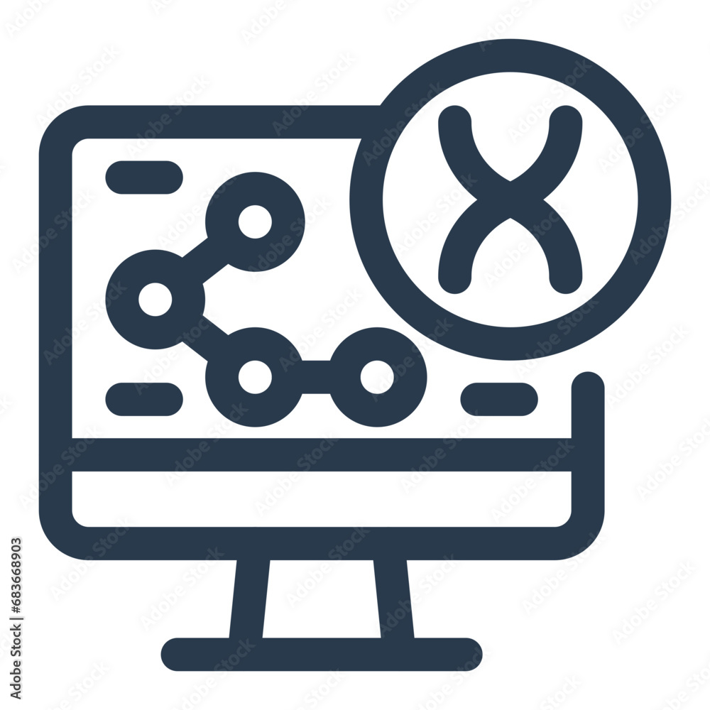 Advanced Bioinformatics Data Analysis Icon Advanced Bioinformatics Data Analysis Icon