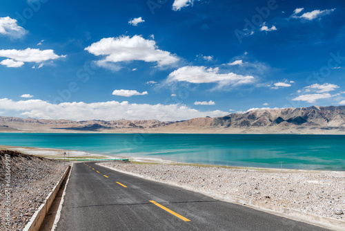 Dandxiongtou lake Nyima County, Nagqu Prefecture, Tibet Autonomous Region, China photo
