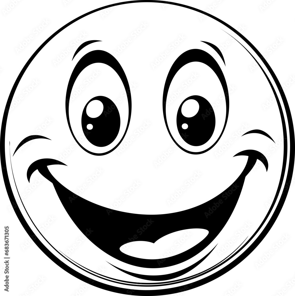 Cute emoji coloring page black and white Cute emoji coloring page black and white