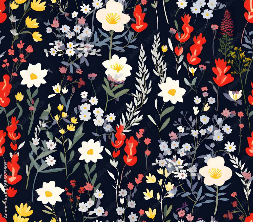seamless floral pattern seamless floral pattern
