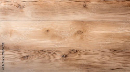 Near up of a light wooden floorboard finished background