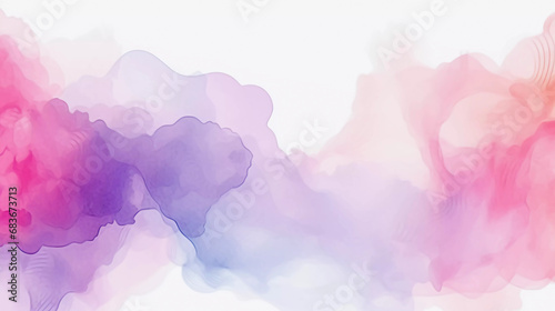 Watercolor abstract design for background of wedding