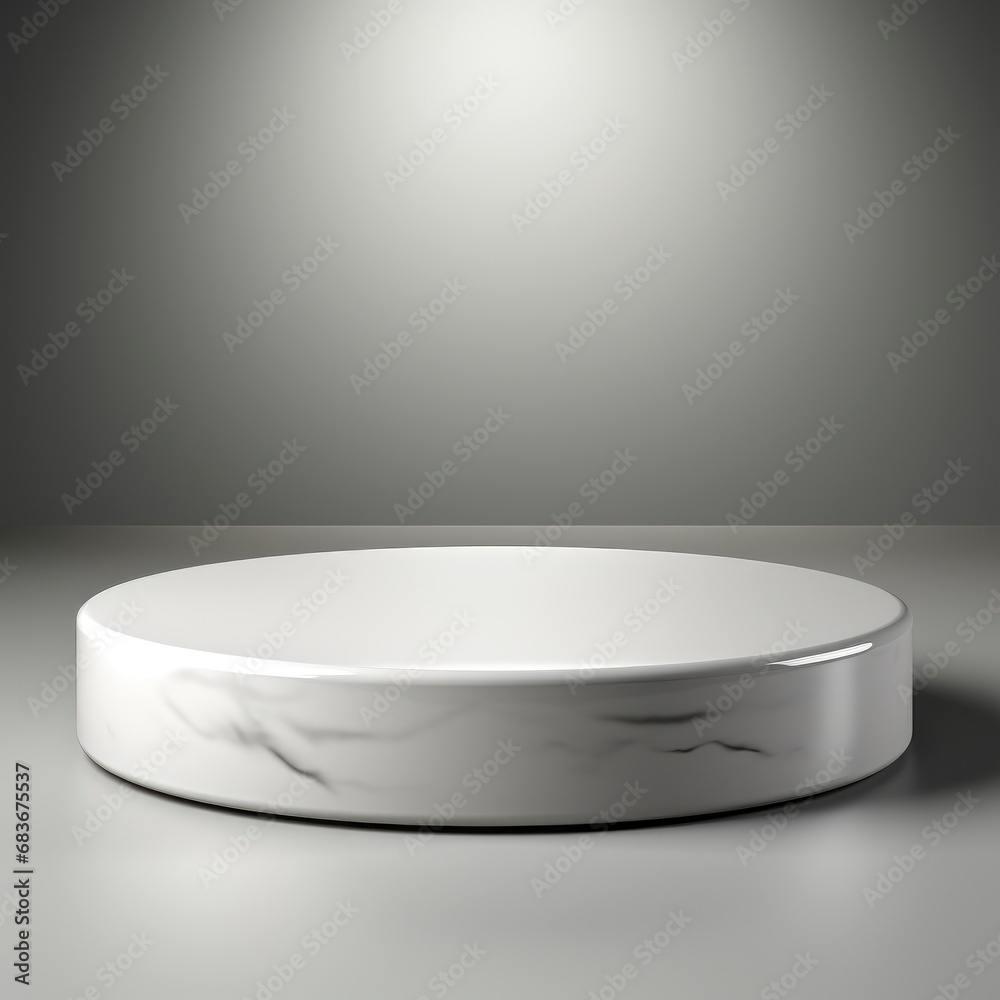 Abstract Empty White Podium On Background, Isolated On White Background, For Design And Printing Abstract Empty White Podium On Background, Isolated On White Background, For Design And Printing