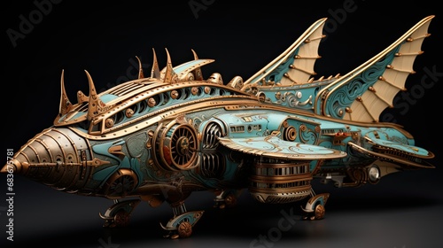 Spaceship Modeled After Mythical Creatures