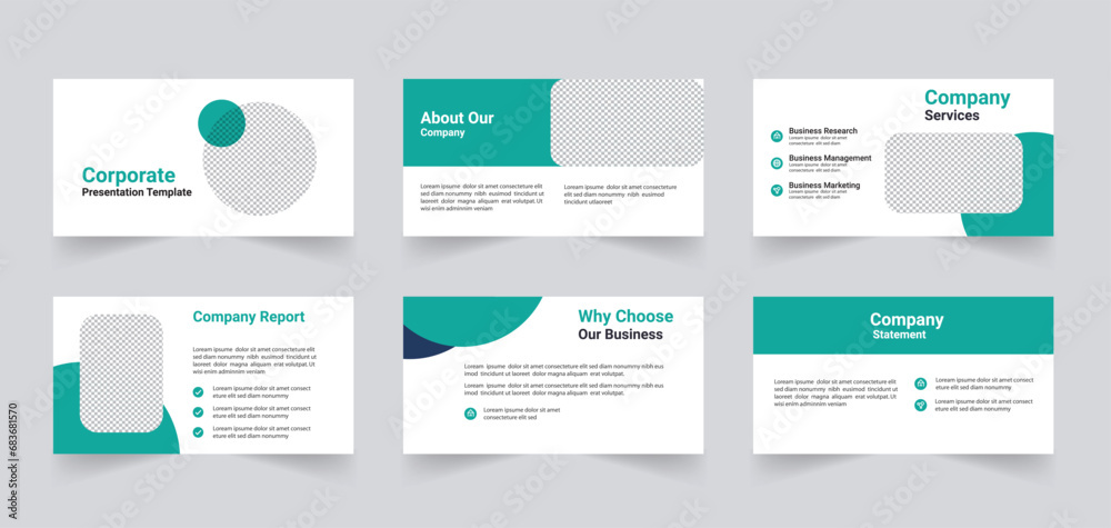 Corporate business presentation template design Corporate business presentation template design