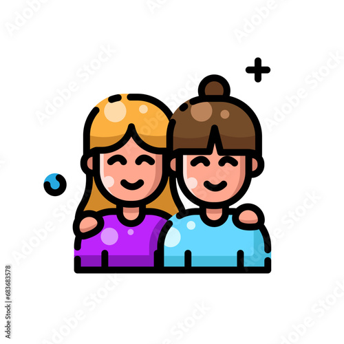 Girl BFF Icon