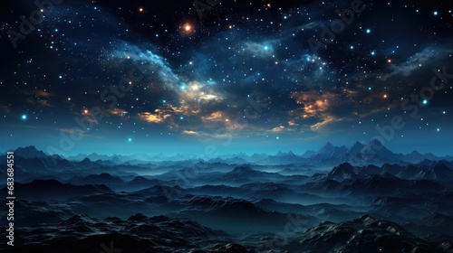 Constellation background 3D © Ahmad