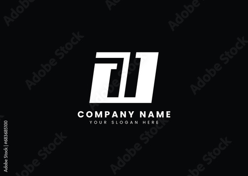 AB logo design vector 