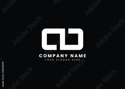 AB logo design vector 