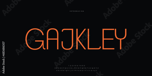 Elegant Font Uppercase Lowercase and Number. Classic Lettering Minimal Fashion Designs. Typography modern Sen Serif fonts regular decorative vintage concept. vector illustration.