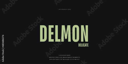 Elegant Font Uppercase Lowercase and Number. Classic Lettering Minimal Fashion Designs. Typography modern Sen Serif fonts regular decorative vintage concept. vector illustration.