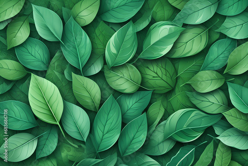 Lush Leaves as Captivating Background, Leaves Pattern Background, Leaves Background, Abstract Leaves Background