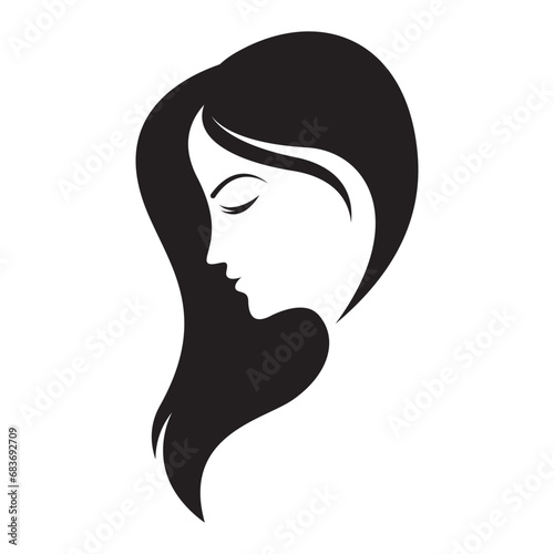 Hair and salon logo images illustration