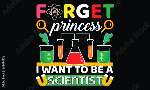 Science T-shirt Design Vector