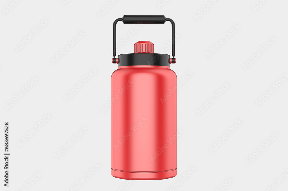 Glossy Storage Container Mockup Isolated On White Background. 3d illustration Glossy Storage Container Mockup Isolated On White Background. 3d illustration