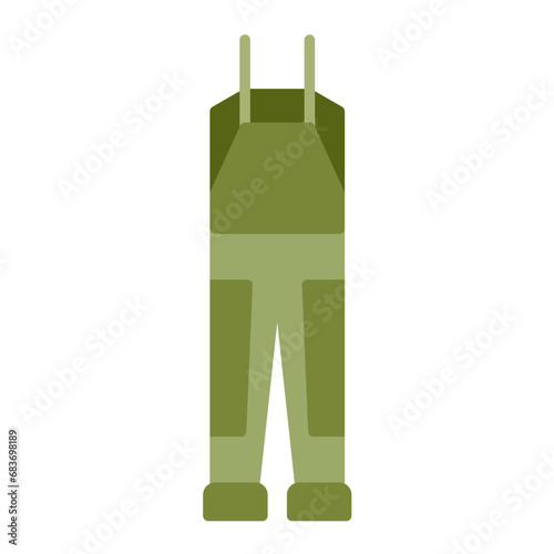 Waders Flat Multicolor Icon
