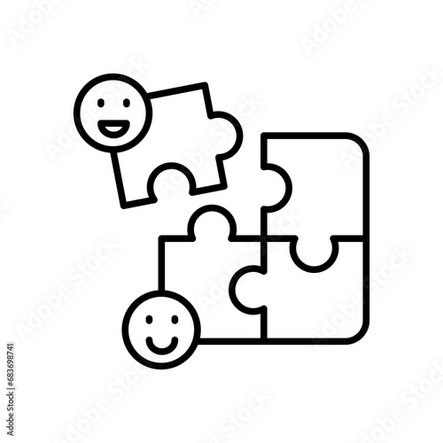 Adaptability icon. outline icon