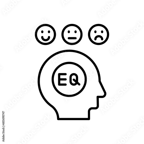 Emotional Intelligence icon. outline icon