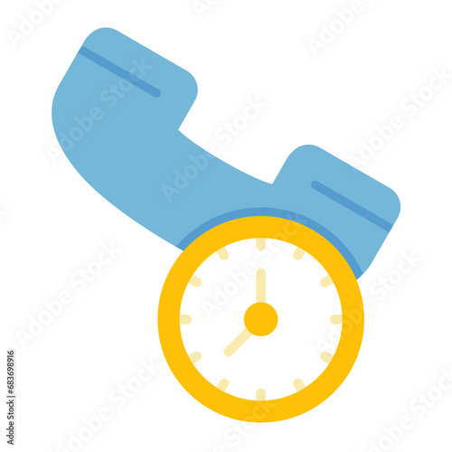 Contact Limit Flat Multicolor Icon