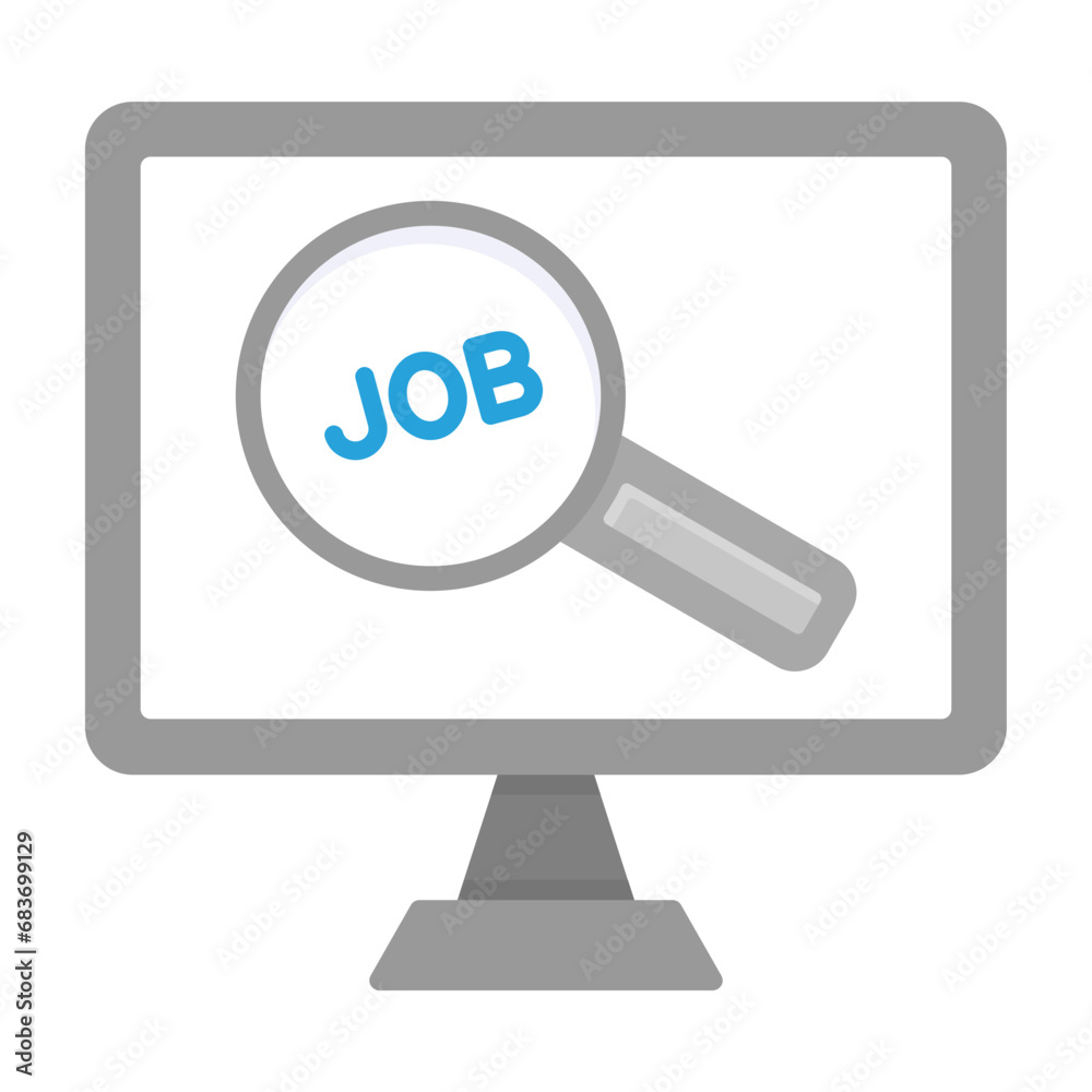 Online Search Flat Multicolor Icon Online Search Flat Multicolor Icon