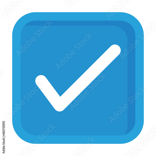Marked Line Flat Multicolor Icon
