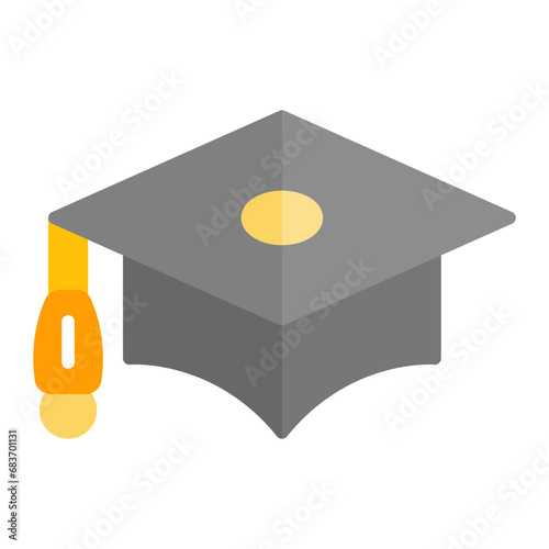 Alumni Flat Multicolor Icon