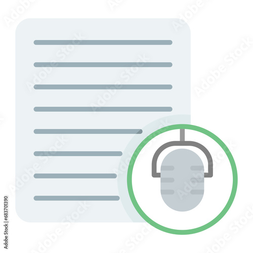 Copywriting Amd Scripting Flat Multicolor Icon