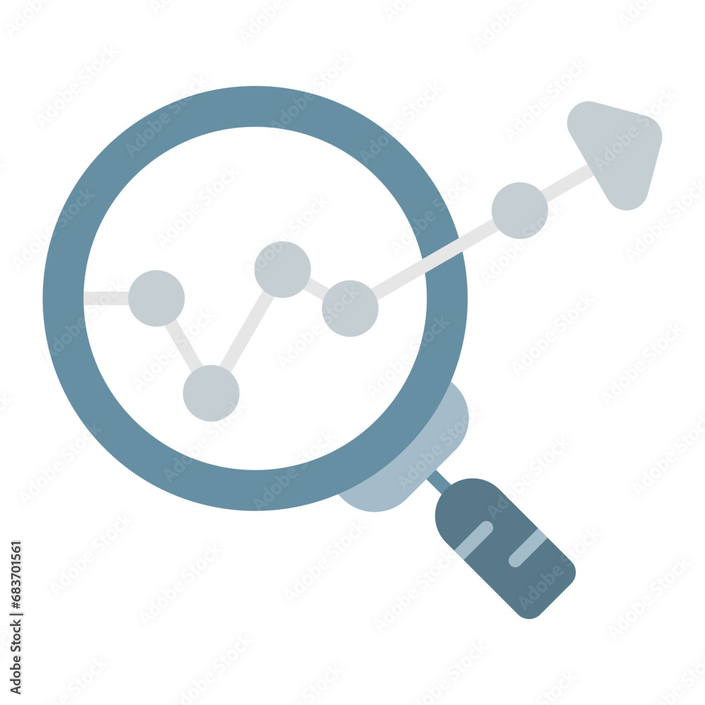 Data Analysis Flat Multicolor Icon