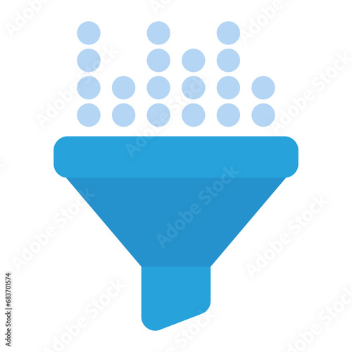 Content Curation Flat Multicolor Icon