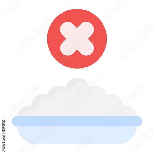 Eating Disorder Flat Multicolor Icon