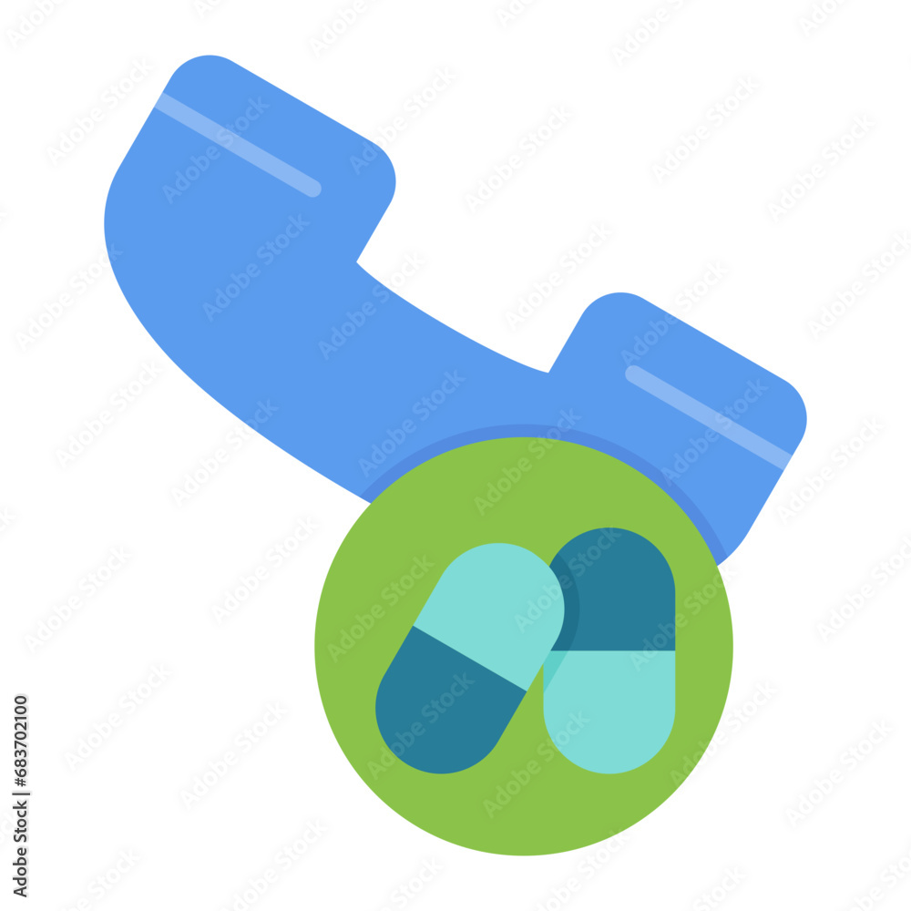 Telemedicine Flat Multicolor Icon Telemedicine Flat Multicolor Icon