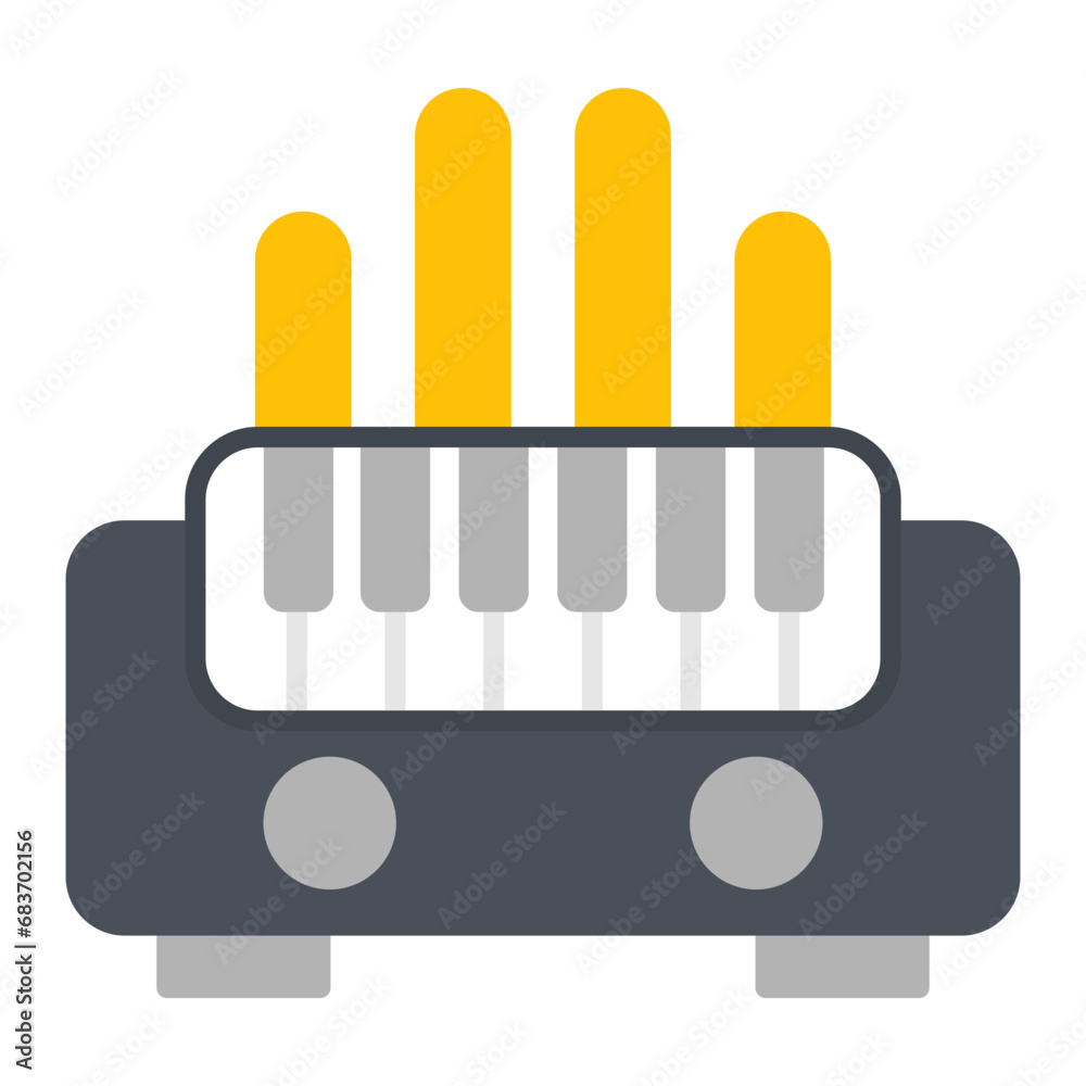Calliope Flat Multicolor Icon Calliope Flat Multicolor Icon