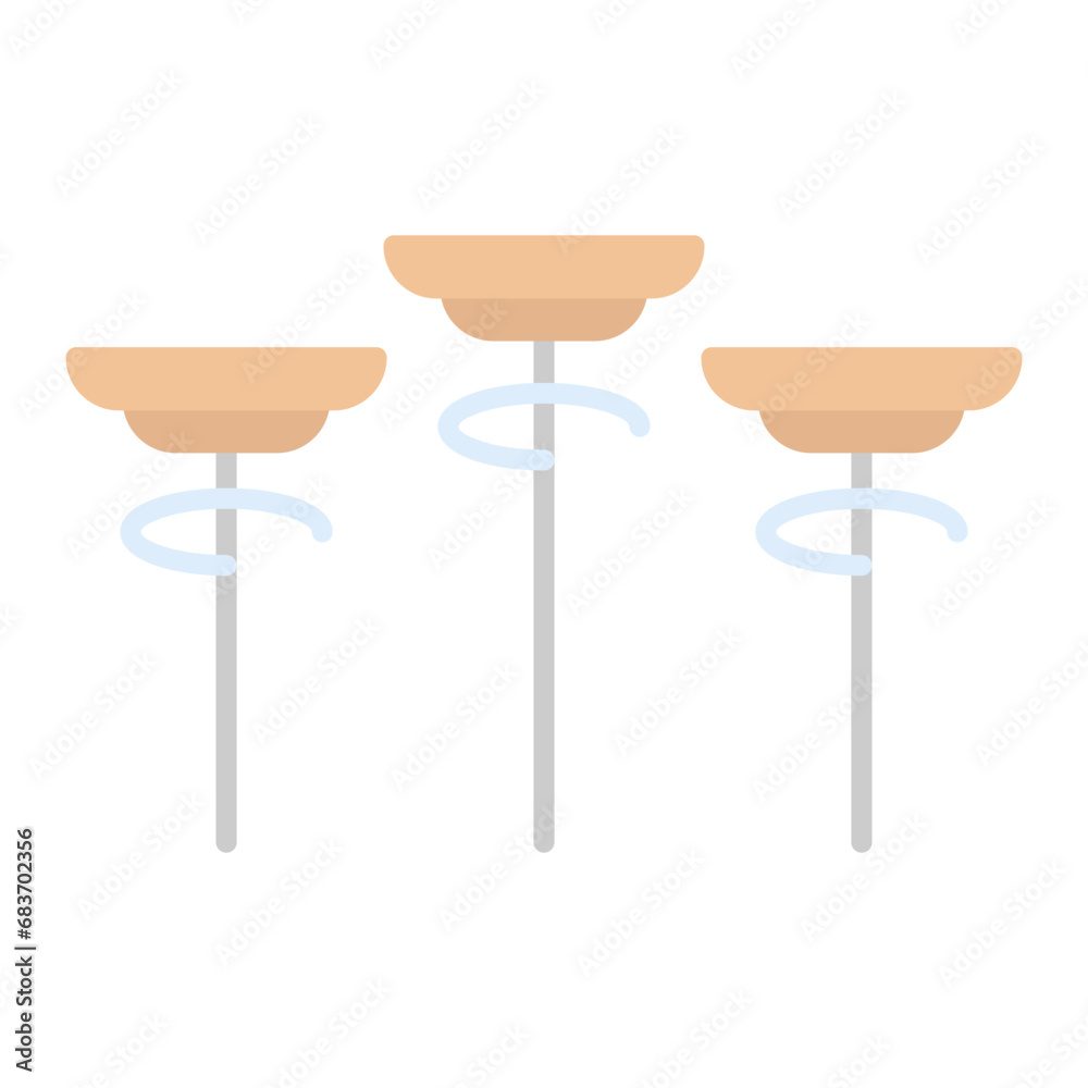 Spinning Plates Flat Multicolor Icon Spinning Plates Flat Multicolor Icon