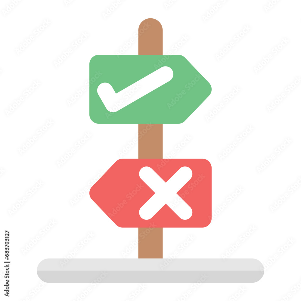 Career Path Flat Multicolor Icon Career Path Flat Multicolor Icon
