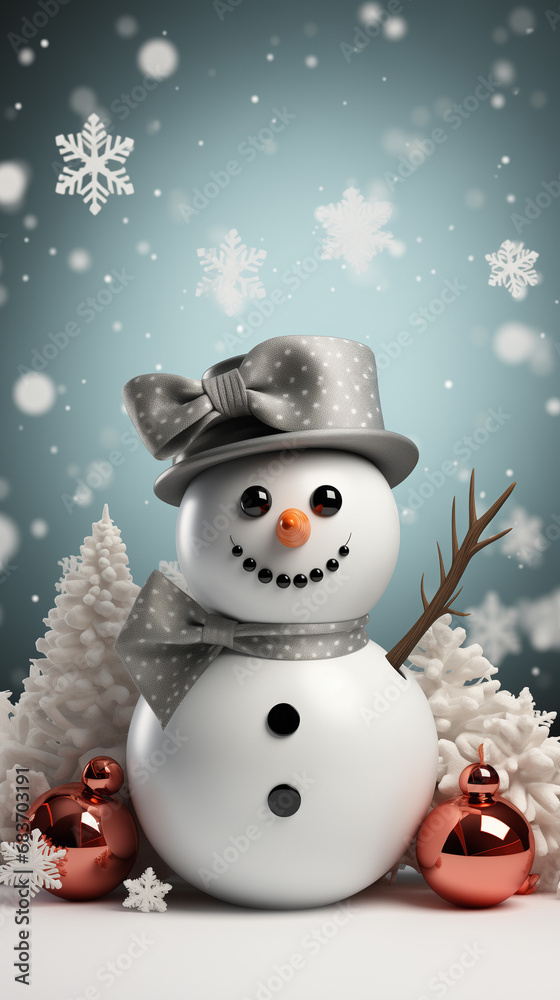 snowman christmas new year's 2024, for the phone storis Stories REELS REELS RILS short shorts 9:16 [9:16]