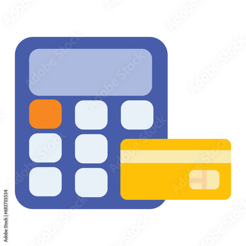Merchant Cash Advance Flat Multicolor Icon