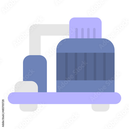 Grinder Pump Flat Multicolor Icon