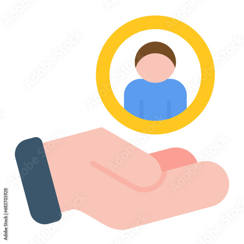 Recommended Flat Multicolor Icon