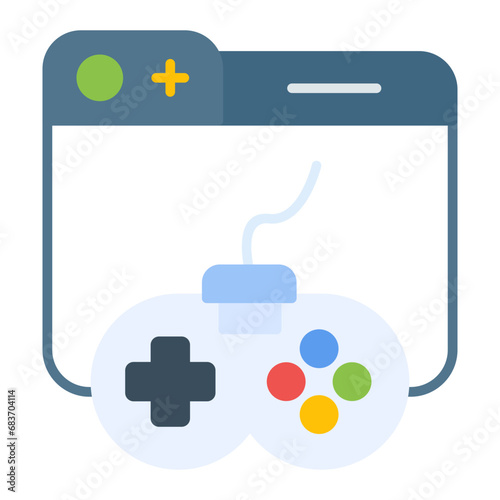 Games And Hobby Flat Multicolor Icon