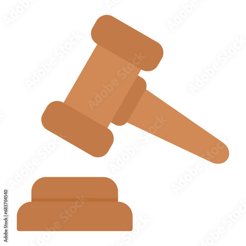 Bid Flat Multicolor Icon