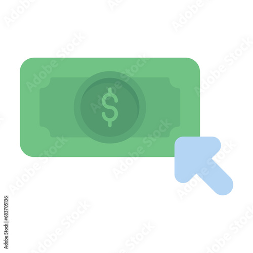 Pay Per Click Flat Multicolor Icon