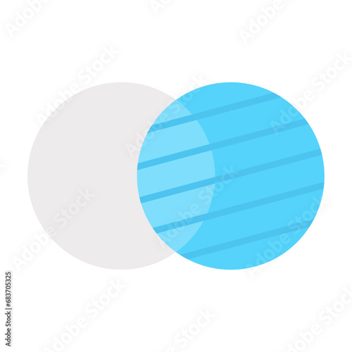 Transparency Flat Multicolor Icon