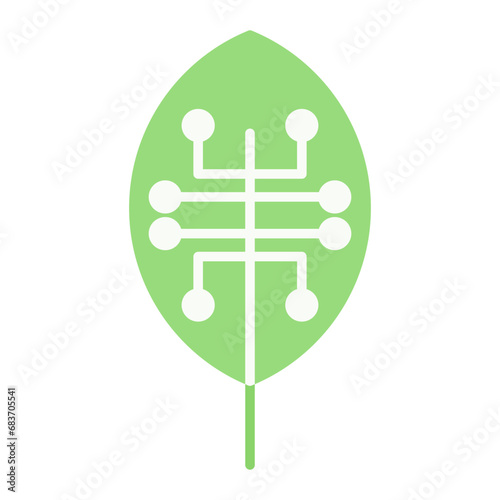 Synthetic Biology Flat Multicolor Icon