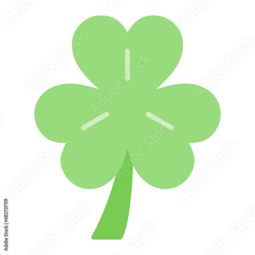Clover Flat Multicolor Icon