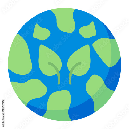 Ecology Flat Multicolor Icon