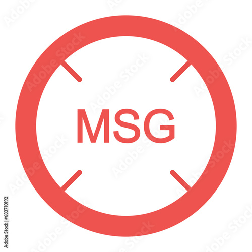 Msg Flat Multicolor Icon