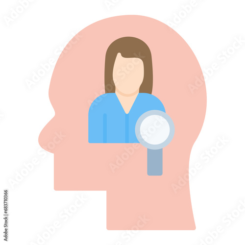 Personality Flat Multicolor Icon