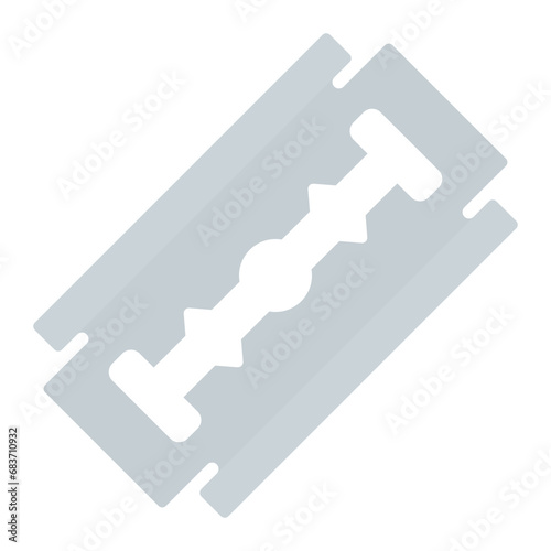 Razor Blade Flat Multicolor Icon
