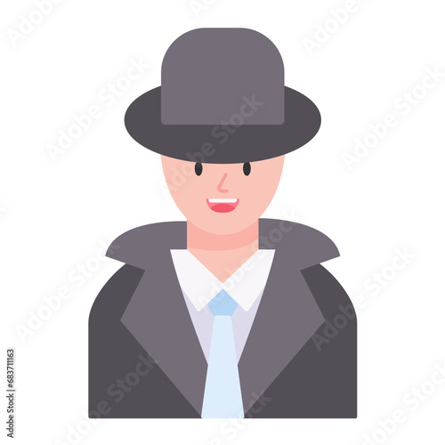 Espionage Flat Multicolor Icon