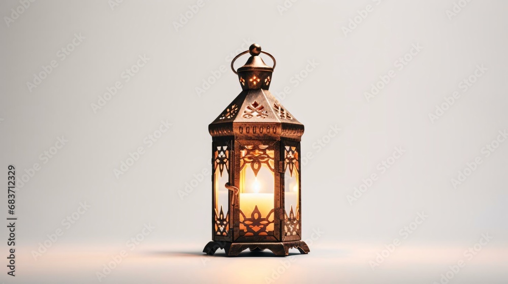 a lantern with a light inside a lantern with a light inside